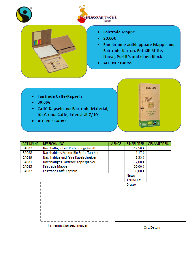 unser nachhaltiger Flyer hinten
